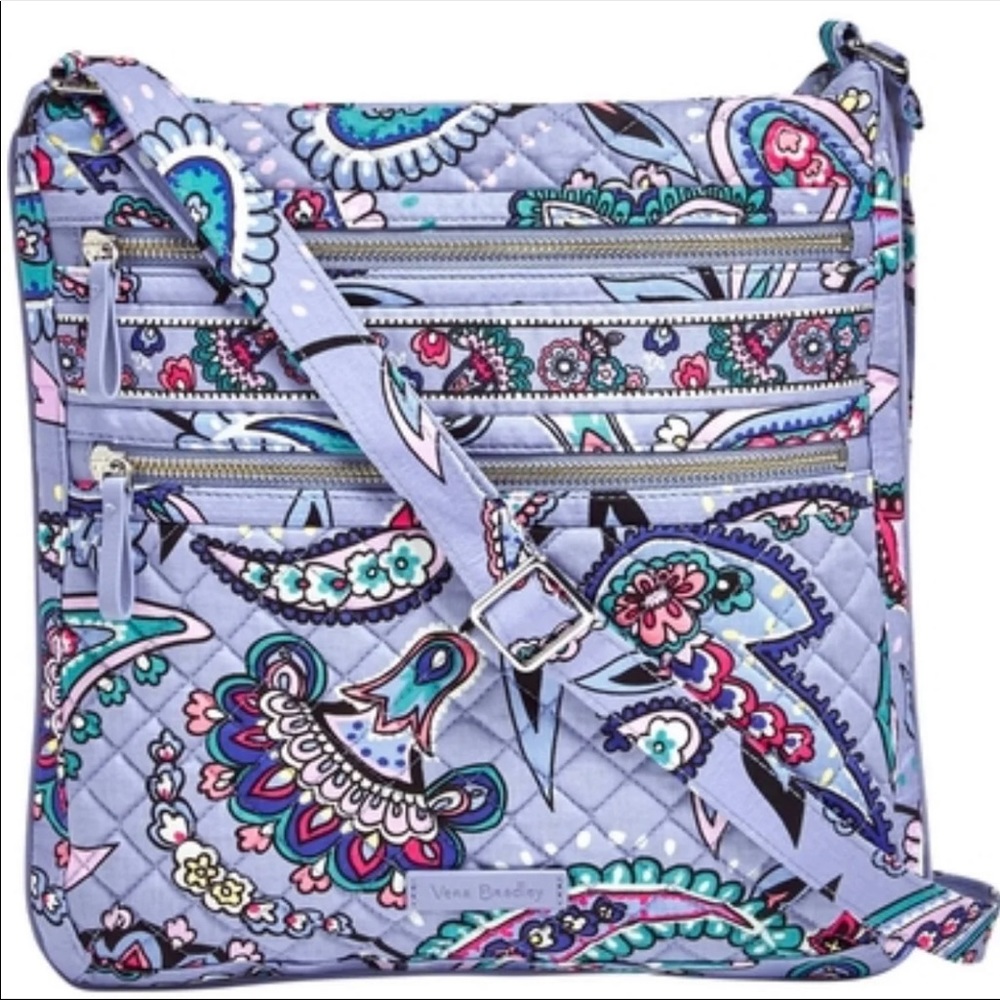 Vera Bradley Triple Zip Hipster